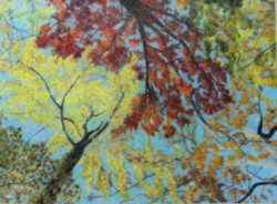 Painted trees Acrylic