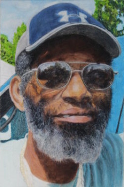 Mixed Media portrait study of man