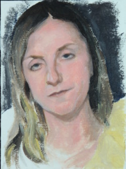 portrait study adolescent girl