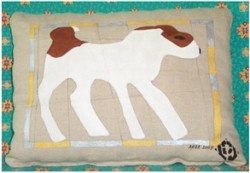 pillow featuring dog
