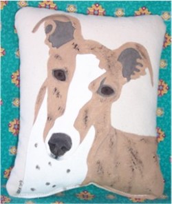 pillow featuring dog