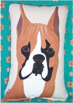 pillow featuring dog