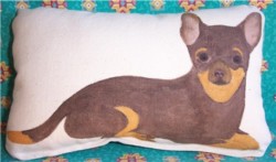 pillow featuring dog