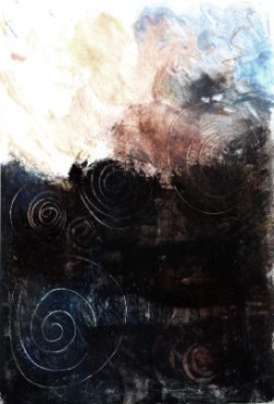 Abstraction mixed media