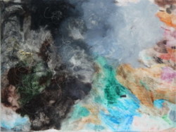 Abstraction mixed media