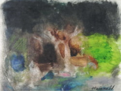 Abstraction mixed media