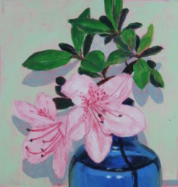 Painting flowers azaleas