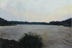 Painted beachview predawn