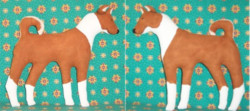 soft sculpture of dog