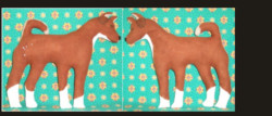 soft sculpture of dog