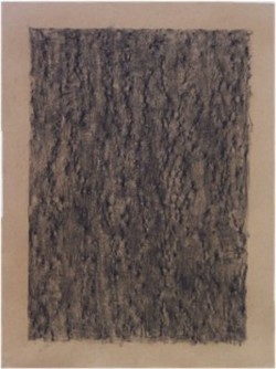 Rubbing tree bark