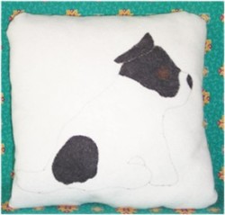 pillow featuring dog