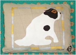 pillow featuring dog
