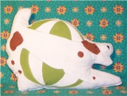 pillow featuring dog