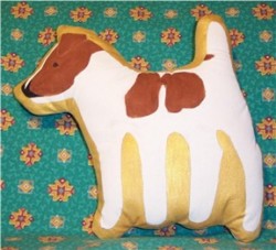 pillow featuring dog