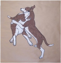 Drawing animal dog