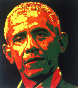 acrylic portrait of man