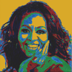 Acrylic Portrait woman